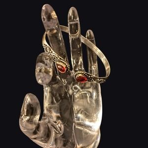 925 Sterling Silver Plated Bali Cuff Bracelet